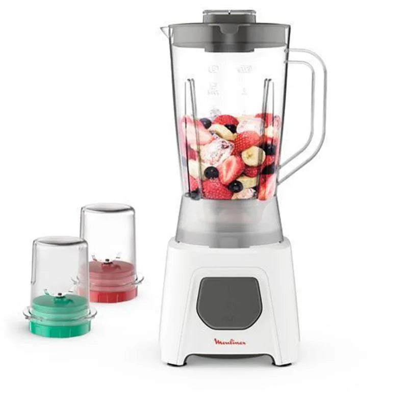 Moulinex Blendeo Countertop Blender, 1.5 Liters, 450 Watt - LM2B3126 خلاط مولينكس بلينديو، سعة 1.5 لتر، 450 وات