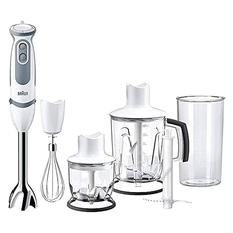Braun MQ5245 - MultiQuick 5 Vario Hand Blender With Attachments - 1000 Watt خلاط يدوي مالتي كويك 5 فاريو بقدرة 1000 واط