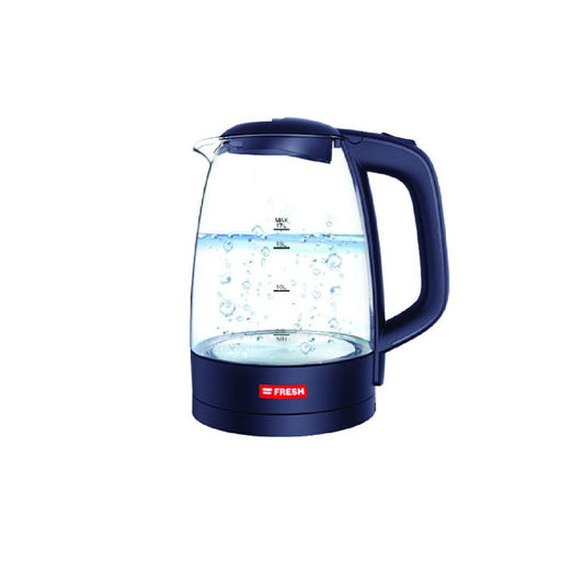 Fresh Kettle - 1.7 Liters Glass LED غلاية مياه فريش زجاجيه 1.7 لتر