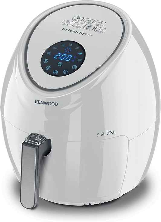 Kenwood Air Fryer, 1800 Watt, 5.5 Liters, WHITE- HFP50  قلاية بدون زيت كينوود، 1800 وات، 5.5 لتر