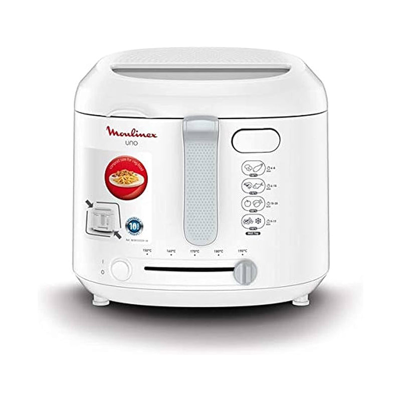 Moulinex Deep Fryer 1.0Kg/1.8L Capacity - Deep Oil Strainer Included - AF203127 مولينكس قلاية عميقة بسعة 1.0 كجم/1.8 لتر - تتضمن مصفاة زيت عميقة