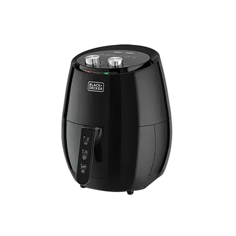 Black + Decker Aerofry Air Fryer, 4.5 Liters, Black - AF350-B5 قلاية بدون زيت بلاك اند ديكر ايرو فراي، 4.5 لتر، اسود