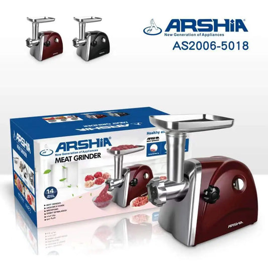 Arshia Meat Grinder - 2000W - AS2006-5018 ارشيا مفرمة لحمة