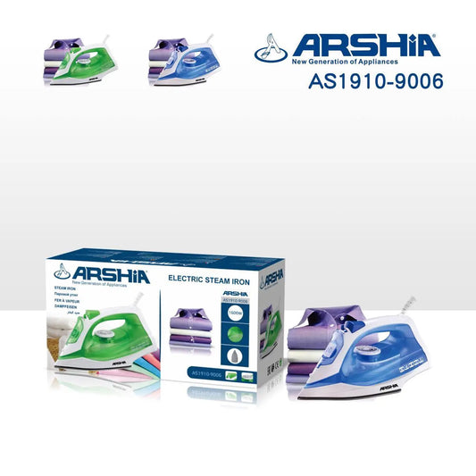 Arshia Electric Steam Iron 1600W AS1910-9006   ارشيا مكواة بخار