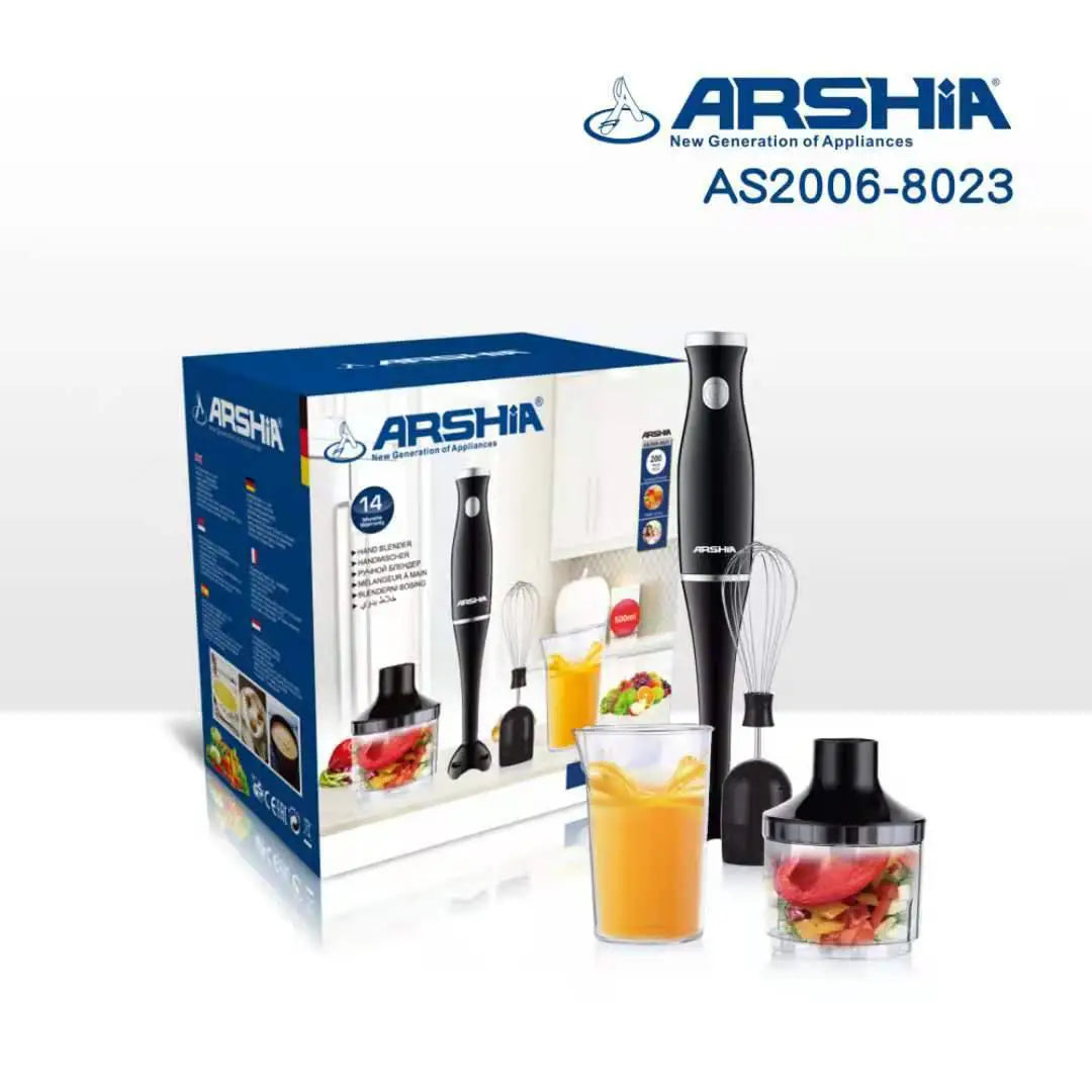 Arshia Hand Blender 200W  AS2006-8023 1*3  ارشيا هاند بليندر