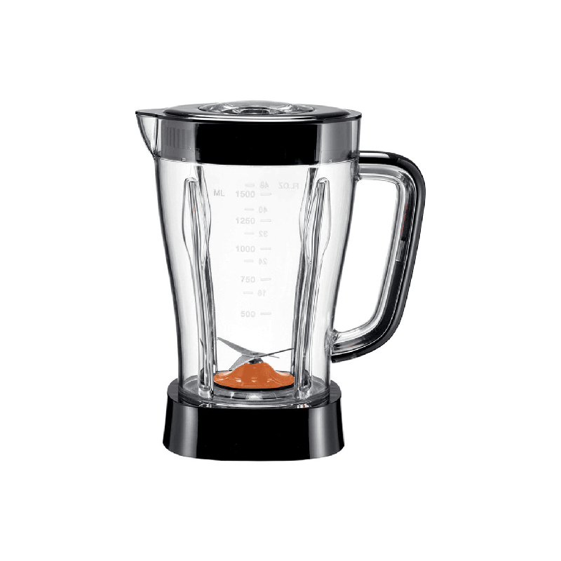 Kenwood Blender with 2 Mills , 1.5 Liter, 500 Watt, Black - BLP16.360BK خلاط كينوود مع 2 مطحنة، سعة 1.5 لتر، بقوة 500 وات