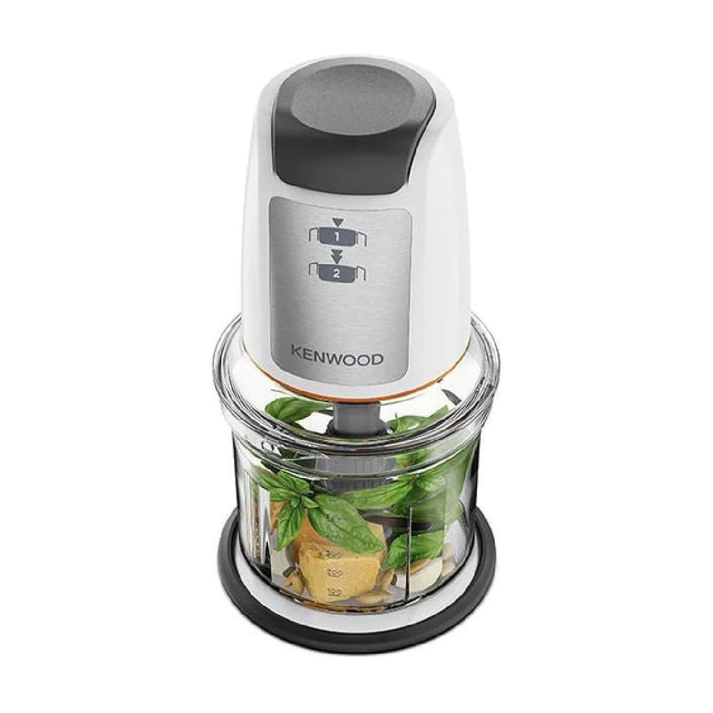 Kenwood Chopper with Extra Bowl, 500ml, 500 Watt, White - CHP61.200WH كبة كينوود، مع وعاء اضافي، 500 مل، 500 وات