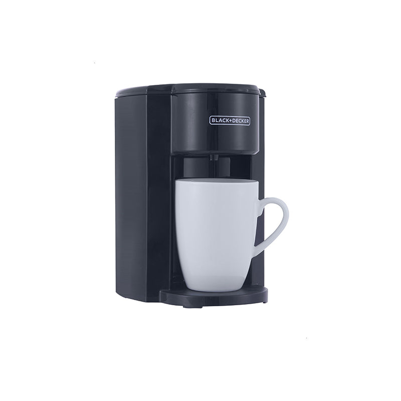 Black+Decker Coffee Machine with Coffee Mug, 350 Watt, Black - DCM25N-B5 ماكينة قهوة بلاك+ديكر مع مج قهوة، 350 وات، اسود