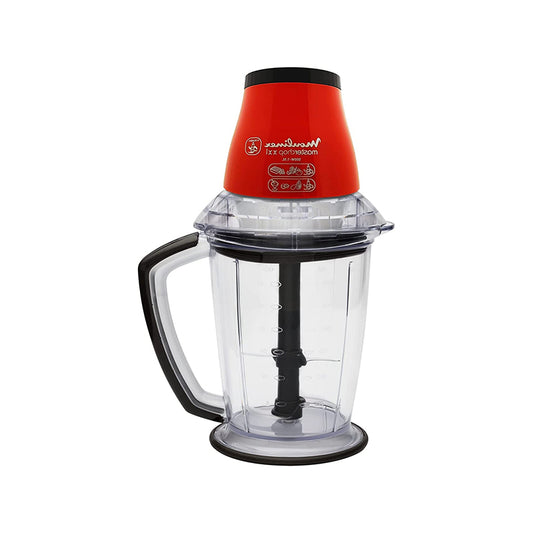 Moulinex XXL Chopper, 1.5 Liter, 500 Watt, Red - DJ4705EG كبة مولينكس XXL ، سعة 1.5 لتر، 500 وات