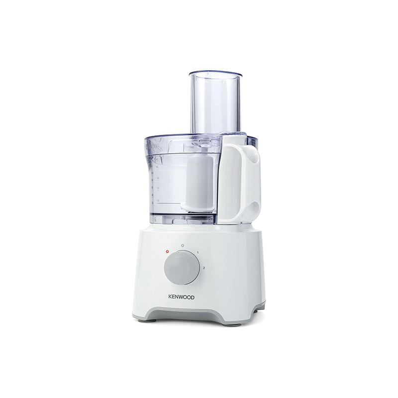 Kenwood Multipro Compact Food Processor, 800 Watt, 2.1 Liter, White - FDP303 محضر طعام كينوود مالتي برو كومباكت، 800 واط، سعة 2.1 لتر