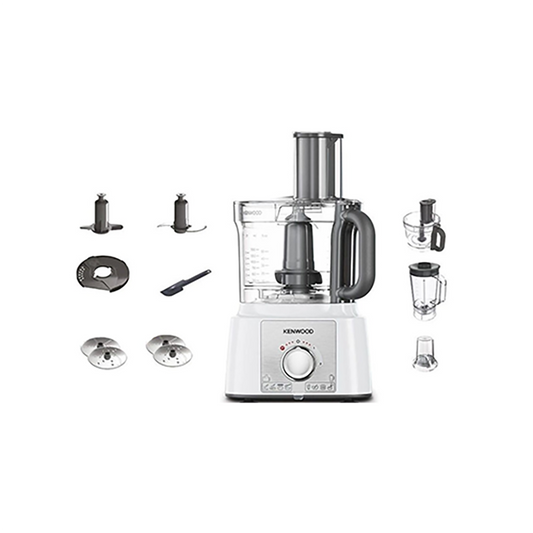 Kenwood Food Processor, 1000 Watt, White - FDP65.400WH محضر طعام كينوود، 1000 وات