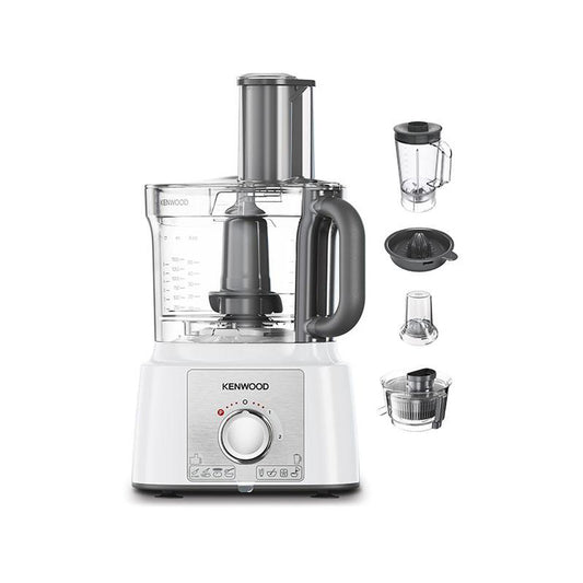 Kenwood MultiPro ExpressTM Food Processor, 1000 Watt, Multicolor - FDP65.750WH محضر طعام كينوود مالتي برو اكسبريس تي ام، 1000 وات