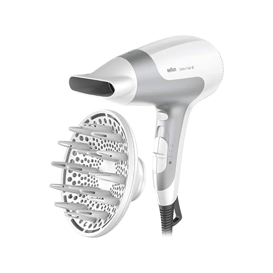 Braun Satin Hair 5 HD585 Power Perfection dryer with Diffuser and Ionic Function  مجفف شعر براون ساتين هير 5 باور بيرفيكشن