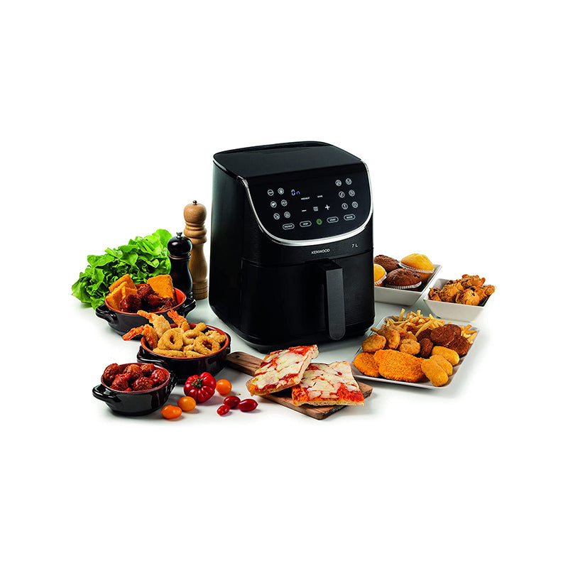 Kenwood Air Fryer, 1800 Watt, 7 Liters, Black - HFP80.000BK اير فراير كينوود، بقوة 1800 وات، سعة 7 لتر