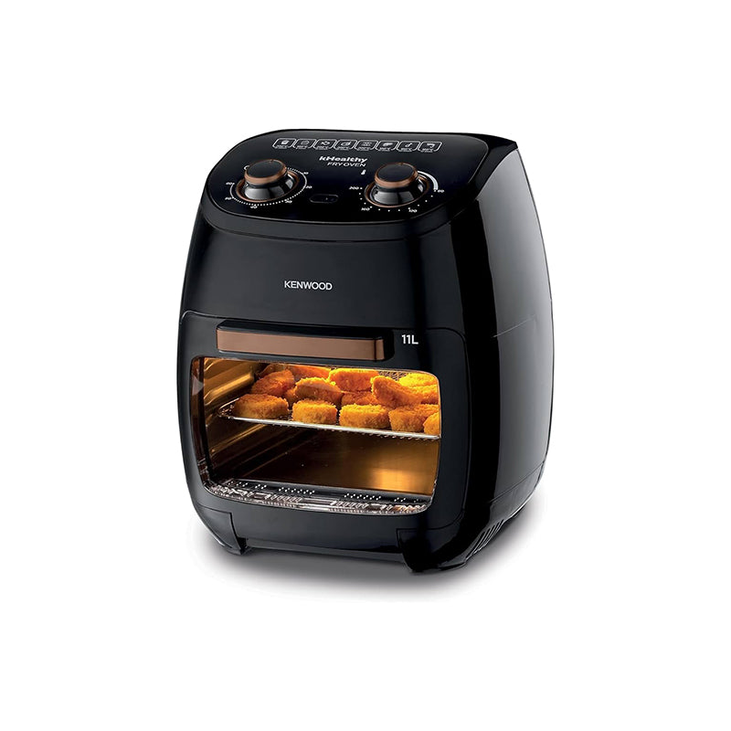 Kenwood Air Fryer, 11 Liters, 2000 Watt, Black - HFP90 قلاية بدون زيت كينوود، 11 لتر، 2000 وات