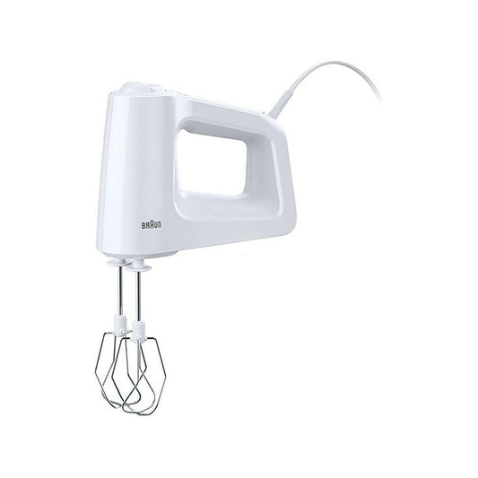 Braun MultiMix 3 Hand Mixer, 450 Watt, White - HM3000 مضرب يدوي براون مالتي ميكس 3، بقوة 450 وات،