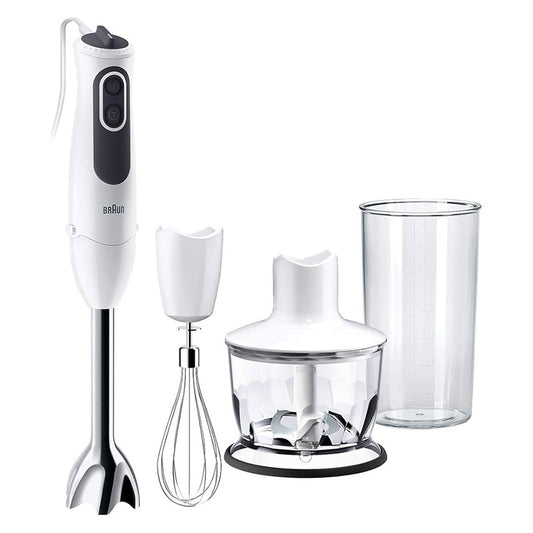 Braun MultiQuick 3 Hand Blender, 900W, Black - MQ 3135 هاند بلندر براون مالتي كويك 3، 900 وات