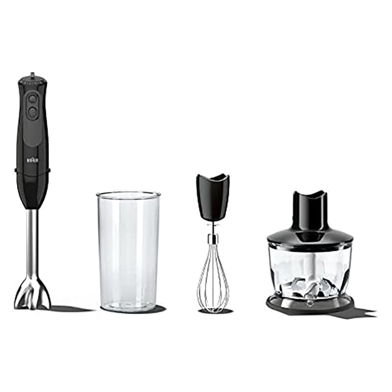 Braun MultiQuick 3 Hand Blender, 900W, Black - MQ 3135 هاند بلندر براون مالتي كويك 3، 900 وات