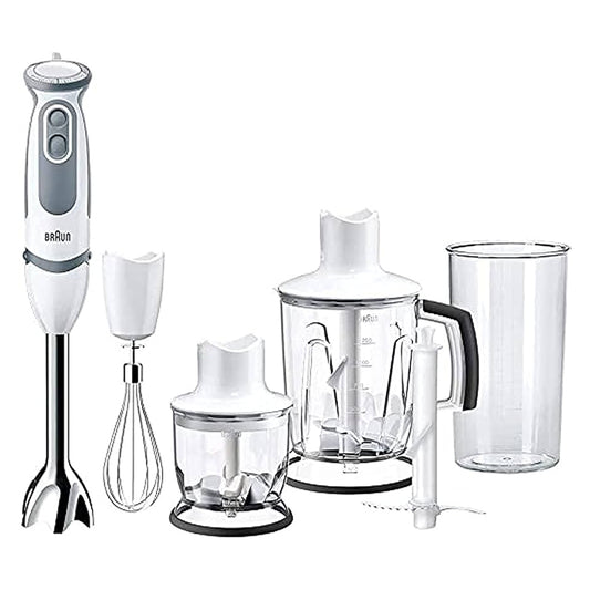 Braun MQ5245 - MultiQuick 5 Vario Hand Blender With Attachments - 1000 Watt  خلاط يدوي مالتي كويك 5 فاريو بقدرة 1000 واط