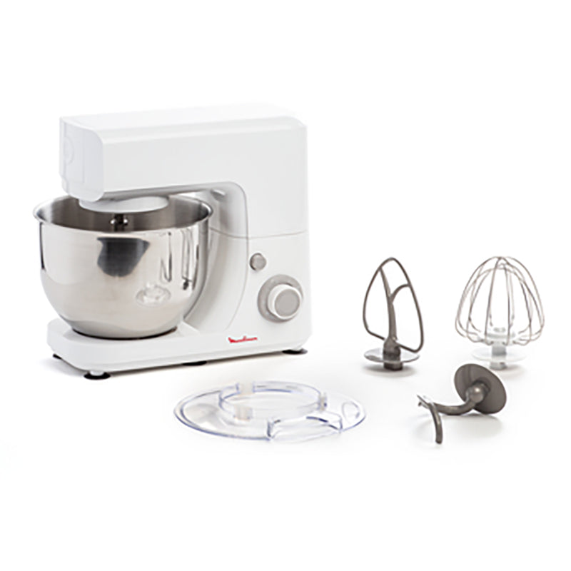 Moulinex Masterchef Kitchen Machine, 800 Watt White - QA150110 كيتشن ماشين مولينكس ماستر شيف، 800 وات