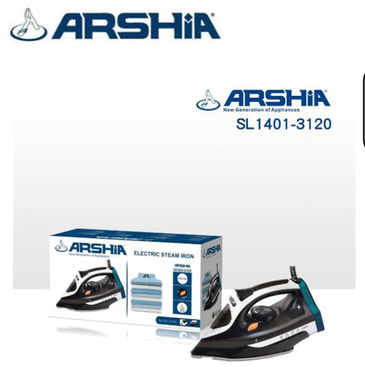 Arshia Electric Steam Iron 2000W SL1401-3120    ارشيا مكواة بخار