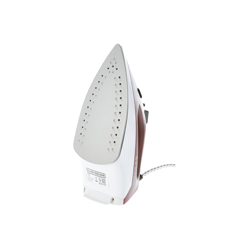 Black + Decker Steam Iron, 1600 Watt, Red - X1550 مكواه بخار بلاك اند ديكر، 1600 واط، احمر