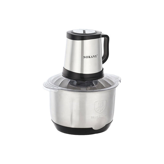 Sokany Food Processor, 800 W , 5 L , Stainless Steel, SK-7015 سوكانى كبة و محضر طعام