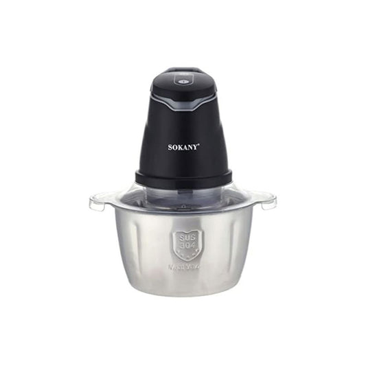 Sokany Food Processor, 400 W , 2 L , Stainless Steel, SK-7020 سوكانى كبة و محضر طعام